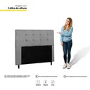 Ver imagem 3 de Cabeceira Cama Box Casal Queen Luna 160cm Cinza