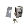 Fechadura 3530 bico de papagaio para porta de correr + contra fechadura 3230 v/a - Cromado - 1