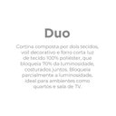 Ver imagem 3 de Cortina Duo 5,40 X 2,80 M Mônaco Areia Bella Janela 649033222101011.168