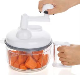 Cortador Triturador Moedor Processador e Picotador Manual de Alimentos com Separador de Ovos e Secad - 2