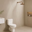 Ver imagem 4 de Chuveiro Aquamax Chuveiro C/ Tubo P/ Parede Corten Matte - Deca Deca Metais