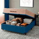 Ver imagem 5 de Cama + Bau Blindado e Colchão Molas Ensacadas Casal - Airtech Ortobom