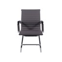 Ver imagem 2 de Cadeira Escritório Office Esteirinha Fixa:cinza