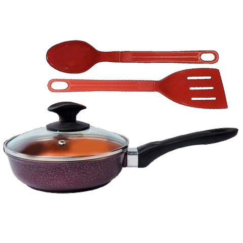 Frigideira Cereja Antiaderente Gold Javali Talher 03 Cb 16cm