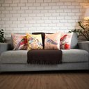 Ver imagem 3 de Kit com 4 Capas para Almofadas Decorativas Passarinhos