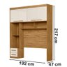 Dormitorio Modulado Casal 7 Portas 0320 Freijo Off White Moval Freijo Off White - 7