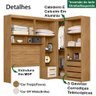 Dormitorio Modulado Casal 7 Portas 0320 Freijo Off White Moval Freijo Off White - 8