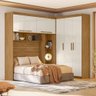 Dormitorio Modulado Casal 7 Portas 0320 Freijo Off White Moval Freijo Off White - 6