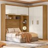 Dormitorio Modulado Casal 7 Portas 0320 Freijo Off White Moval Freijo Off White - 1