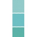 Ver imagem 2 de Papel de Parede Degradê Ondulado - Várias Cores - Verde Piscina