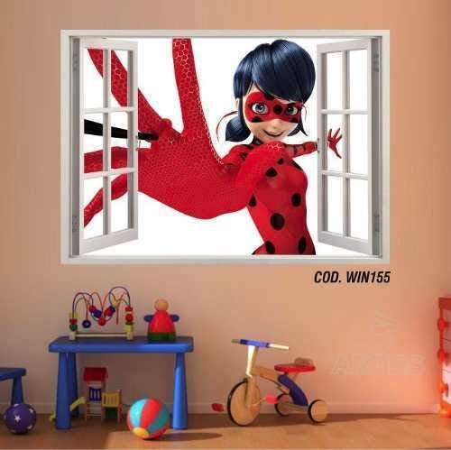 Autocolante infantil de parede Ladybug, Miraculous