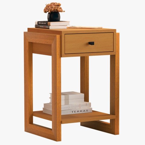 Mesa de Cabeceira 1661 Nature/fosco Jb Bechara