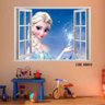 Adesivo Parede Janela 3D Frozen Ana Elsa #05 - 1