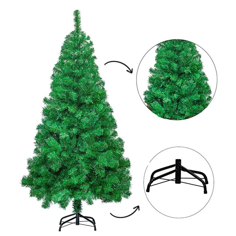 Árvore de Natal Verde 180cm com 580 Galhos - 3