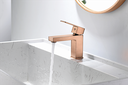 Ver imagem 2 de Torneira Misturador Monocomando Rose Gold Fosco Quadrado Para Banheiro M0101RF Harmony Misturador Ba