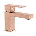 Ver imagem 1 de Torneira Misturador Monocomando Rose Gold Fosco Quadrado Para Banheiro M0101RF Harmony Misturador Ba