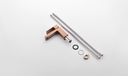 Ver imagem 3 de Torneira Misturador Monocomando Rose Gold Fosco Quadrado Para Banheiro M0101RF Harmony Misturador Ba
