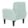 Poltrona Decorativa Sala Recepção Luiza Veludo Acqua - LM DECOR - 4