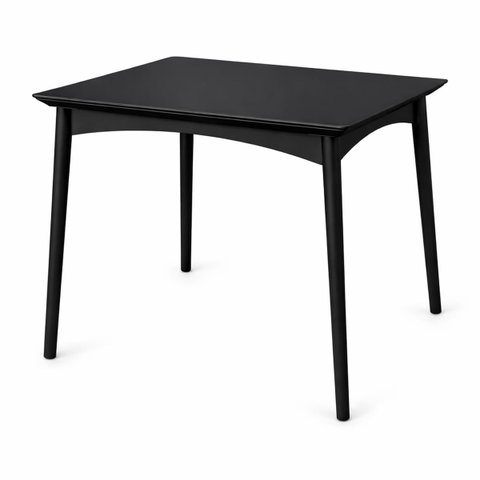Mesa para 4 Lugares Desmontável Júpiter 70cm em Polipropileno Preto Acrilys