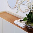 Ver imagem 7 de Balcão Aparador Buffet 3 Portas 136cm Madrid C05 Off White Matte/freijó - Mpozenato