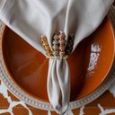 Ver imagem 6 de Kit Jogo Americano 8 Lugares Mesa Posta Cor Girafa 52x36cm:girafa Marrom