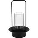 Ver imagem 1 de Castiçal Porta Vela Metal 32x19x19cm Preto