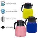 Ver imagem 2 de Bule Inox com Gatilho 1,2l Trendy Café Chá Água Tererê