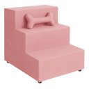 Ver imagem 1 de Escadinha para Pet Escada Filhotinhos Subir no Sofá e Cama Rosa