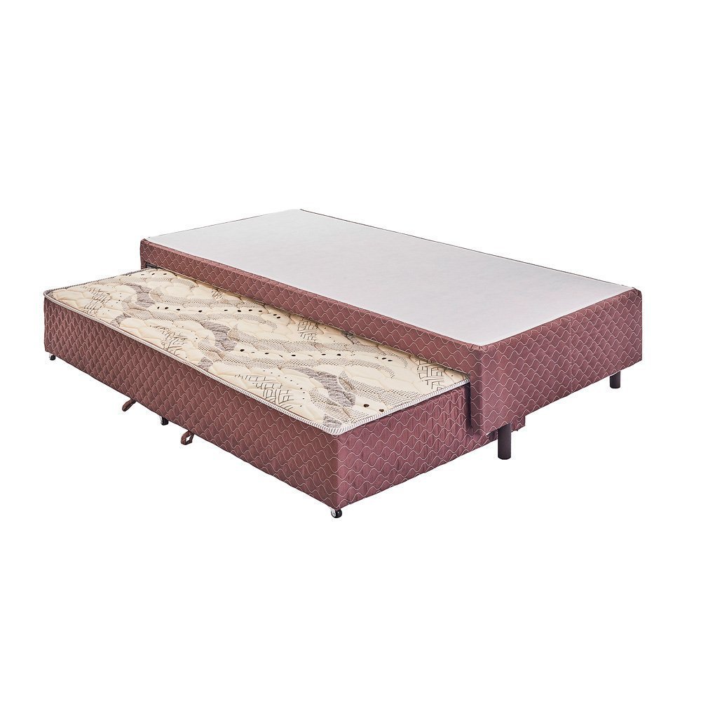 Cama Box Solteiro C/ Auxiliar Ibiza 88x188x65cm - Gazin - 3