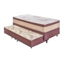 Ver imagem 1 de Cama Box Solteiro C/ Auxiliar Ibiza 88x188x65cm - Gazin