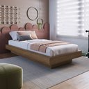 Ver imagem 1 de Cama Solteiro Zurique Mel - Art In Móveis