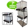 Dispenser 10 Módulos 35 Litros ou 15 Kilos Armazenamento Ração Grãos Cereais 2 Geração Preto Mec Pet - 6
