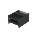 Ver imagem 2 de Gaveteiro Aéreo GA02G P15 2 Gavetas MDF-MDP com Trava Preto-Cinza Pandin Móveis