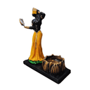 Ver mais imagens de Oxum Porta Vela Orixá Umbanda Candomblé Axé 15 cm Loja Mistica Porta Vela Oxum 15 cm