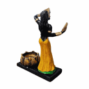 Ver imagem 4 de Oxum Porta Vela Orixá Umbanda Candomblé Axé 15 cm Loja Mistica Porta Vela Oxum 15 cm