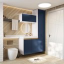 Ver imagem 1 de Conjunto para Banheiro Kappesberg Celeste 3 Peças Branco/azul 130cm