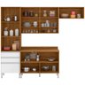 Cozinha Compacta Bartira Jaspe com 6 Portas, 3 Gavetas e 6 Prateleiras - 2