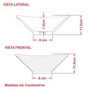 Ver imagem 2 de Cuba Pia De Apoio Para Banheiro Luxo 30 Vermelho Mpozenato