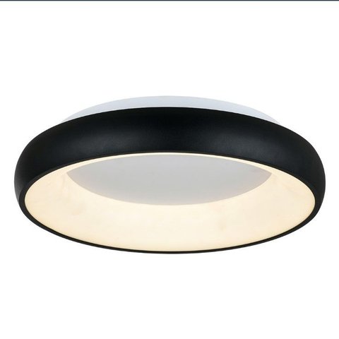 Plafon Preto 41x9cm 3em1 22w Bivolt Nitrolux