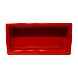 Nicho Sobrepor Instala Fácil Vermelho 30x78,5cm Quanta Compositos - 4
