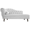 Ver imagem 6 de Kit Diva Recamier Juliana 160cm Lado Direito e 02 Poltronas Classic Suede Branco - Amarena Móveis