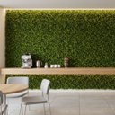 Ver imagem 3 de 14 Placas Folhagem Artificial Parede Verde Jardim Vertical 3d Decoração Ambiente Realista