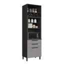 Ver imagem 3 de Kit 2 Fornos de 70cm com 3 Gavetas Alto Cinza/Chumbo/Titânio