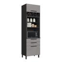 Ver imagem 1 de Kit 2 Fornos de 70cm com 3 Gavetas Alto Cinza/Chumbo/Titânio