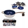 Jogo de Panelas Europeia 23 Pçs para Fogão À Indução + - 2