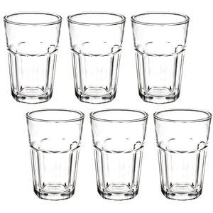 Conjunto 6 Copos de Vidro Casual 360ml Class Home