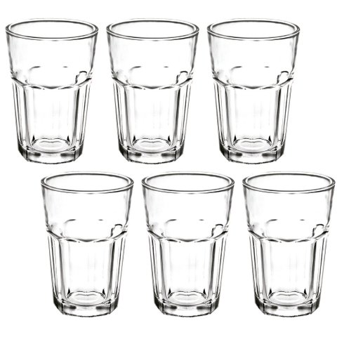 Conjunto 6 Copos de Vidro Casual 360ml Class Home