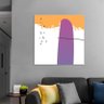 Quadro Abstrato Colorido Decorativo 60X60 Para Sala Hall - 1