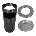 Ver imagem 5 de Cinzeiro Lixeira em Plástico com Aro em Alumínio