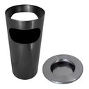 Ver imagem 3 de Cinzeiro Lixeira em Plástico com Aro em Alumínio